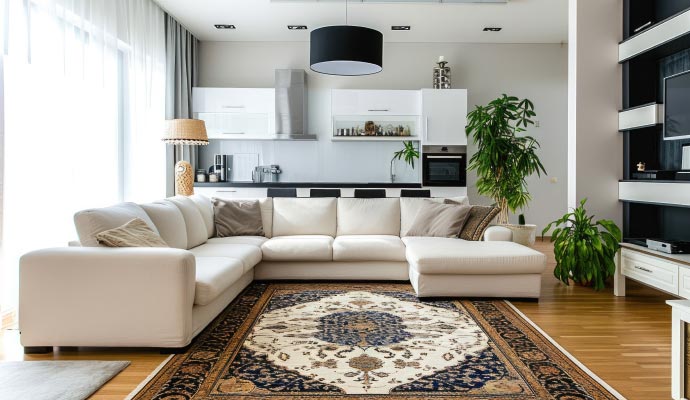 Clean living room