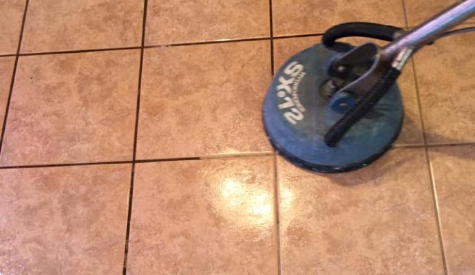 Professional tile cleaning